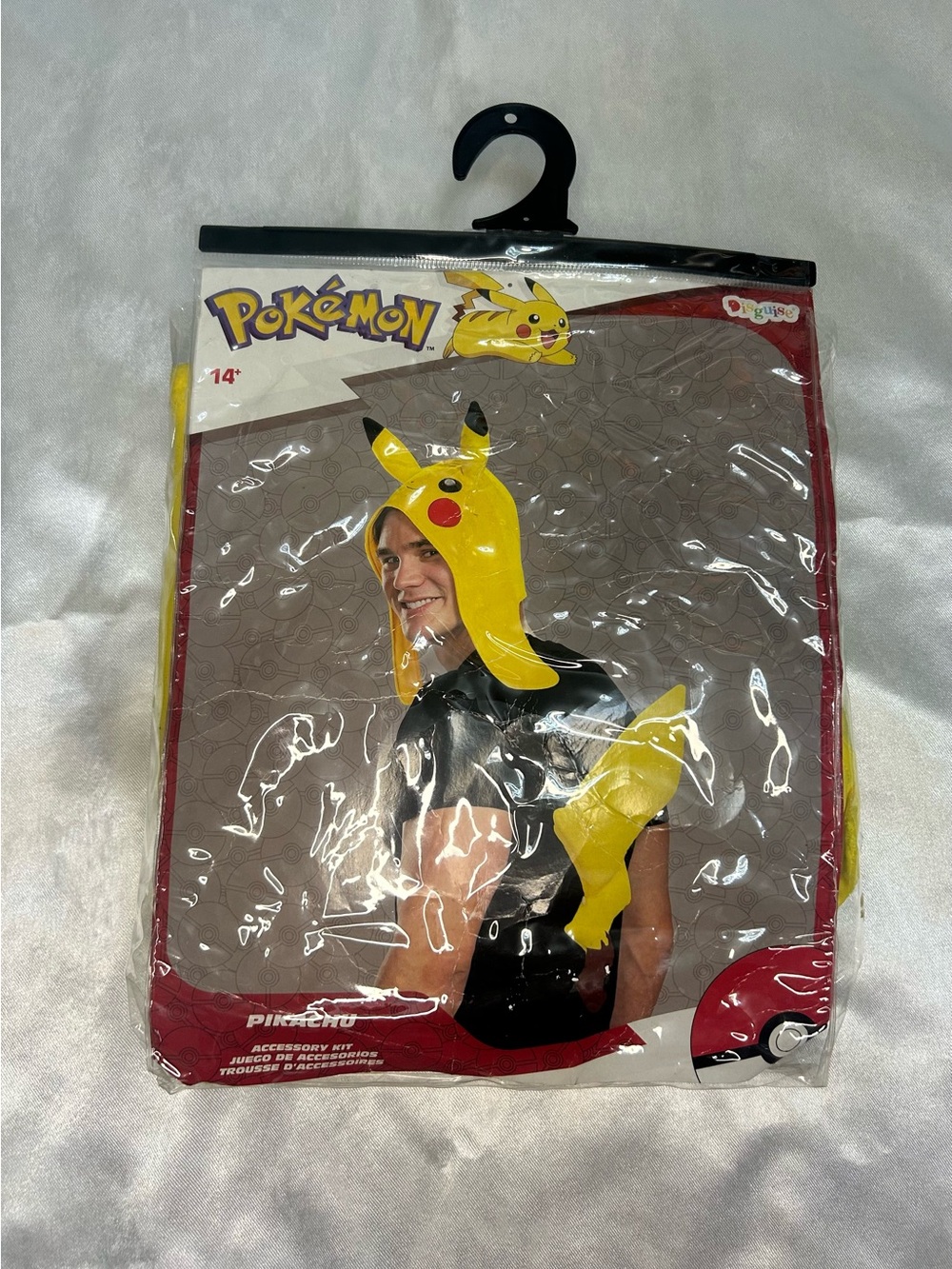 Pokemon Pikachu Yellow Hooded Hat with Matching Tail - Picture 4 of 4